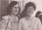 Mary and friend Eileen as young teachers